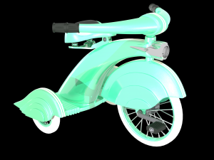 AWESOME VINTAGE TRICYCLE 3D MODEL Model 3D