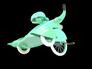AWESOME VINTAGE TRICYCLE 3D MODEL Model 3D