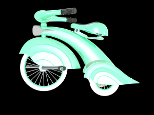 AWESOME VINTAGE TRICYCLE 3D MODEL Model 3D