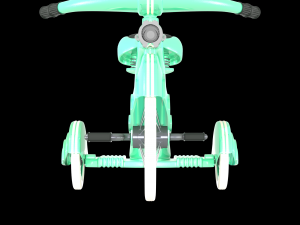 AWESOME VINTAGE TRICYCLE 3D MODEL Model 3D
