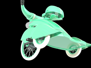 AWESOME VINTAGE TRICYCLE 3D MODEL Model 3D
