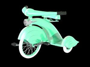 AWESOME VINTAGE TRICYCLE 3D MODEL Model 3D