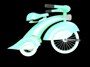 AWESOME VINTAGE TRICYCLE 3D MODEL Model 3D