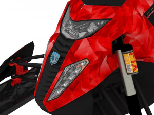 AWESOME SnowMobile 3D MODEL PACK 3D Model