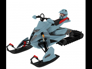 AWESOME SnowMobile 3D MODEL PACK 3D Модель