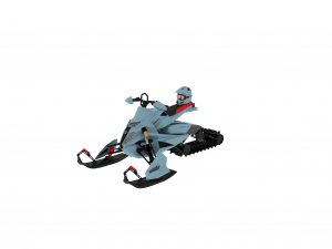 AWESOME SnowMobile 3D MODEL PACK 3D Модель