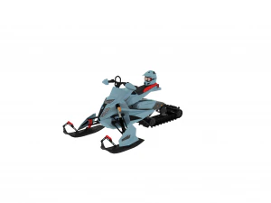 AWESOME SnowMobile 3D MODEL PACK 3D Model