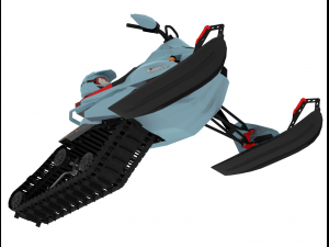 AWESOME SnowMobile 3D MODEL PACK 3D Модель