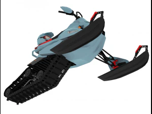 AWESOME SnowMobile 3D MODEL PACK 3D Model