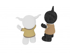 AWESOME DOLLS 3D PRINTABLE 3D Print Model