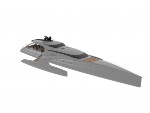 AWESOME YATCH EXCLUSIVE Modello 3D