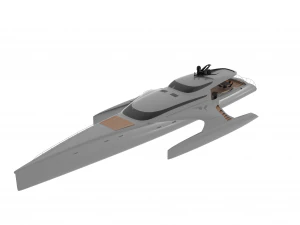 AWESOME YATCH EXCLUSIVE 3D Model