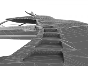 AWESOME YATCH EXCLUSIVE 3D Model