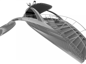 AWESOME YATCH EXCLUSIVE Modello 3D