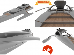 AWESOME YATCH EXCLUSIVE 3D Model