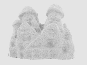 AWESOME DECORATION FAIRY CHIMNEYS-HOODOO 3D MODEL-3D PRINTABLE 3D Model