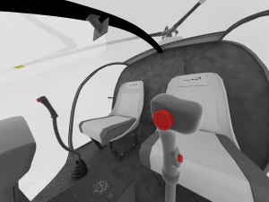 AWESOME HELICOPTER ANIMATED AND RIGGED 3D PRINTABLE MODEL 3D Model