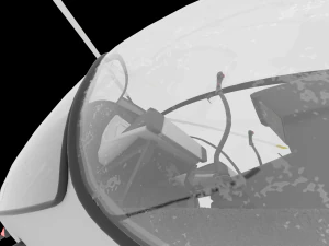 AWESOME HELICOPTER ANIMATED AND RIGGED 3D PRINTABLE MODEL 3D Model