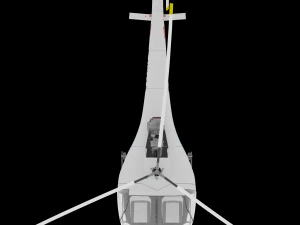 AWESOME HELICOPTER ANIMATED AND RIGGED 3D PRINTABLE MODEL 3D Model