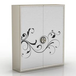 wardrobe 3D Model .c4d .max .obj .3ds .fbx .stl .blend 