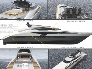 46m speed motor - yacht 3D Model