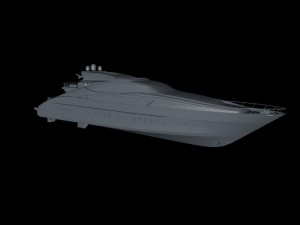 46m speed motor - yacht 3Dモデル