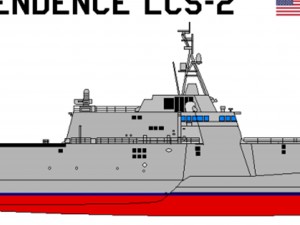 trimaran military ship 3D 模型