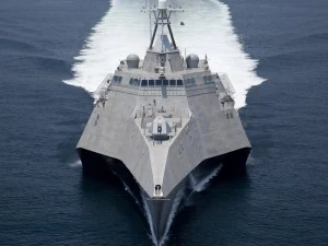 trimaran military ship 3D Model