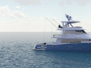 trawler yacht - boat - ship trawler concept 3D 模型