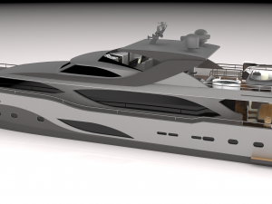 yacht 3D Model