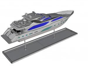 yate Modelo 3D