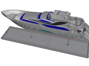 yate Modelo 3D