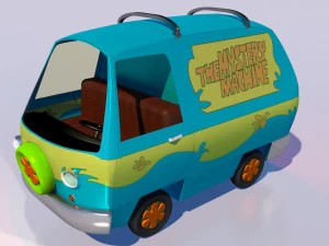 загадочная машина 3D Модель