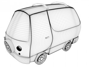mystery machine 3D Model