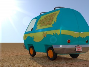 mystery machine 3D Model