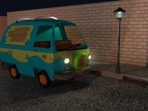 mystery machine 3D Model