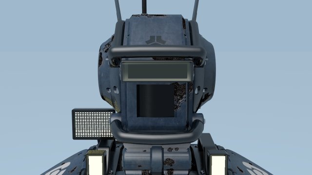 chappie scout 22 3D Model .c4d .max .obj .3ds .fbx .stl .blend 