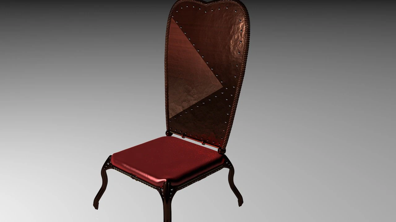 cadeira steampunk Modelo 3D .c4d .max .obj .3ds .fbx .stl .blend 