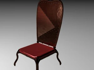 Steampunk-stoel 3D Model