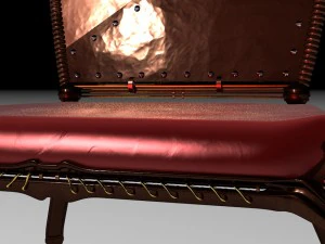 cadeira steampunk Modelo 3D