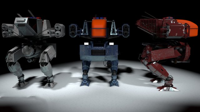 future cop 3D Model .c4d .max .obj .3ds .fbx .stl .blend 