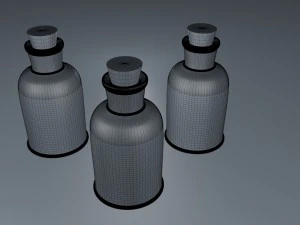 potion bottles 3D Model