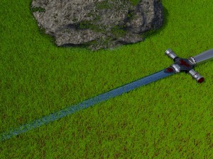 excalibur sword Model 3D