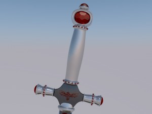 excalibur sword Model 3D