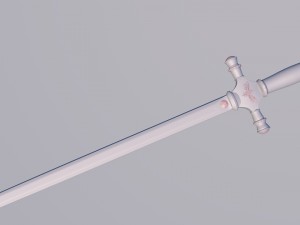 excalibur sword Model 3D