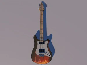 eletric guitar 3D Model