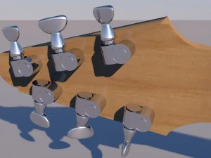 eletric guitar 3D Model