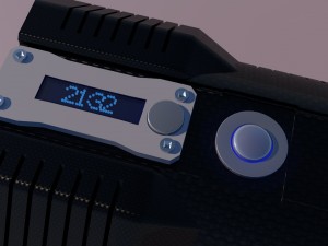 tactical flashlight 3D-Modell