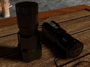 tactical flashlight 3D-Modell