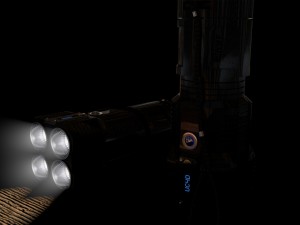tactical flashlight 3D-Modell
